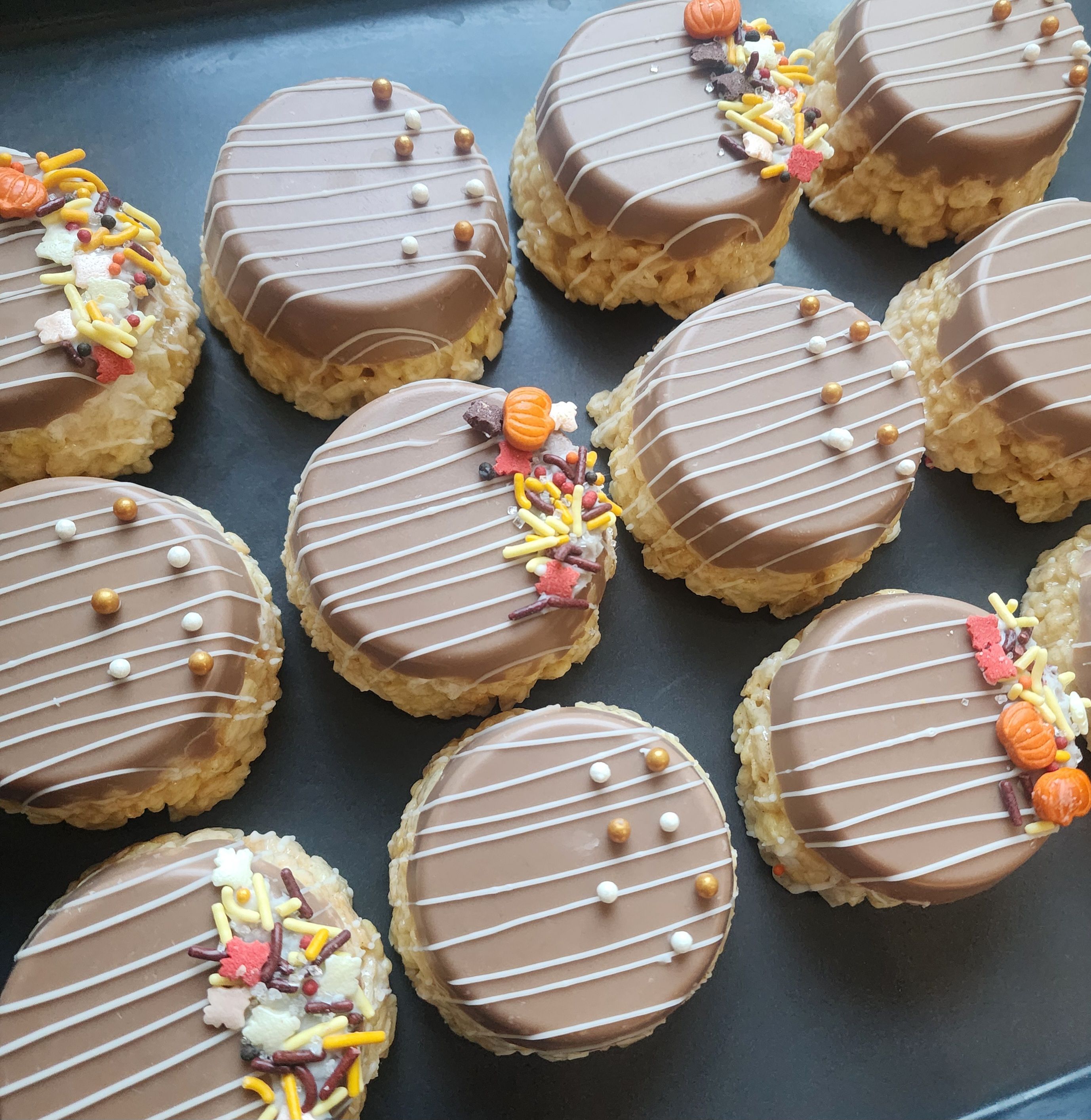 Chocolate Covered Rice Krispie Treats