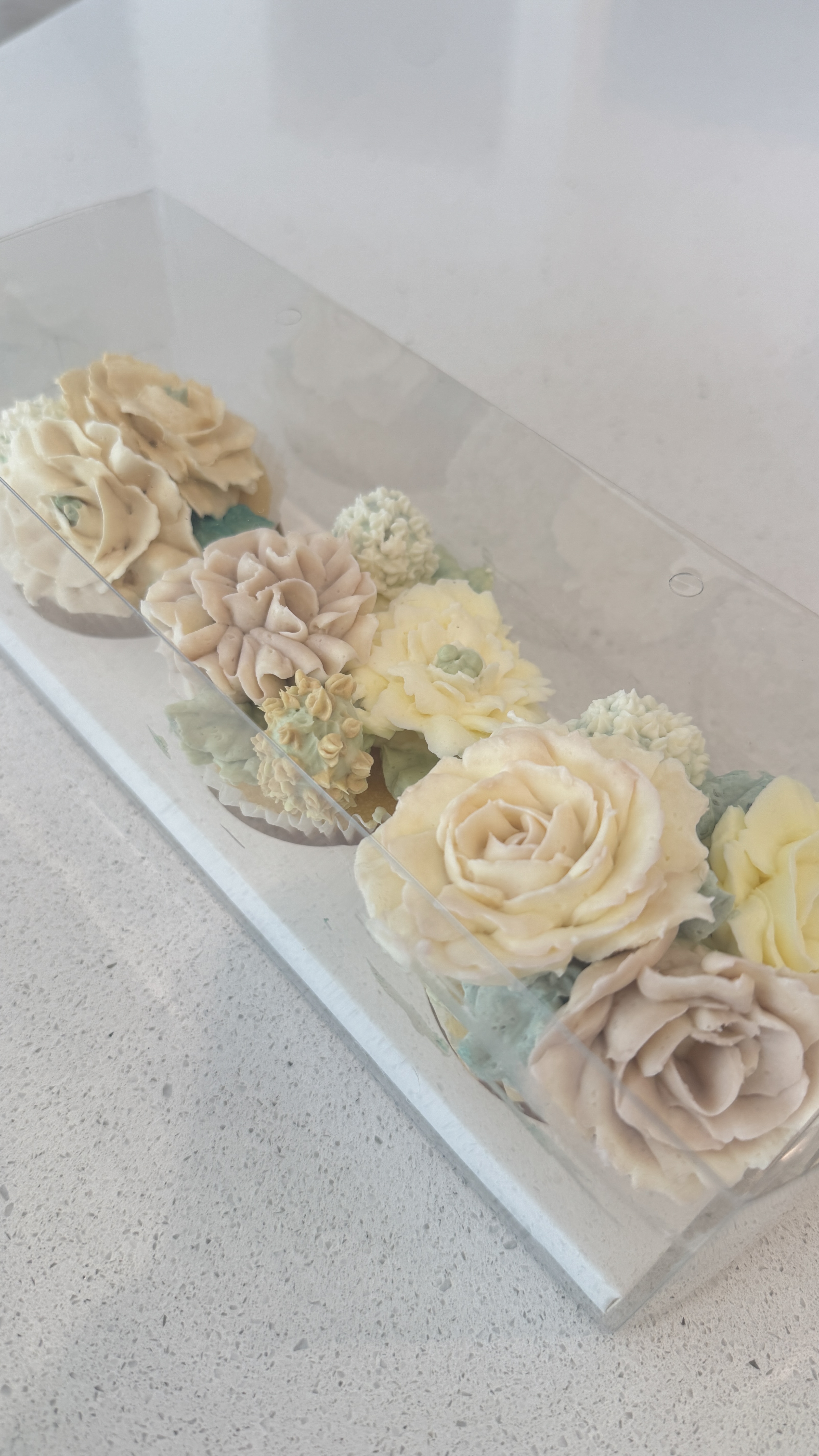 Floral Cupcakes Set Of 3