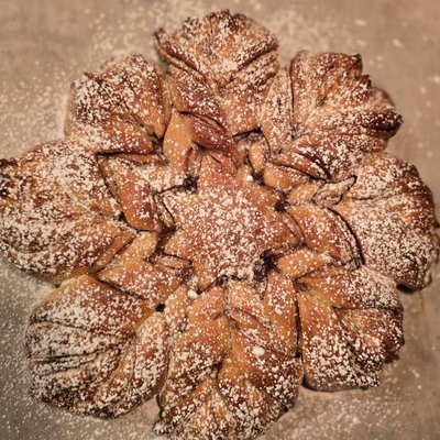 Sourdough Cinnamon Snowflake