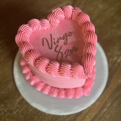 6 Inch Heart Cake 