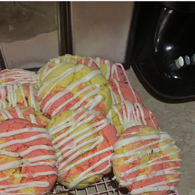 Strawberry Lemonade Cookies 