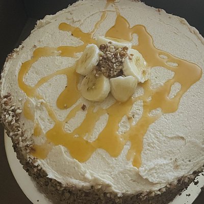 Banana Pecan Carmel Icing