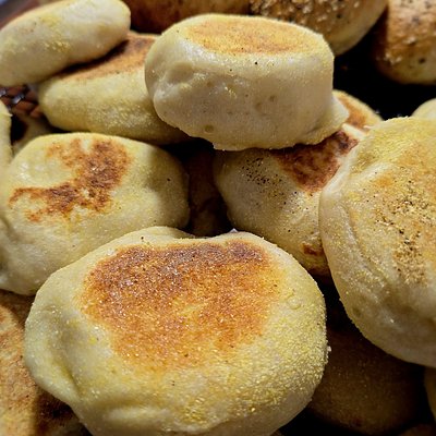 Sourdough English Muffins by the dozen