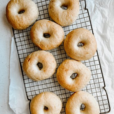 Plain Sourdough Bagels - Pack of 4