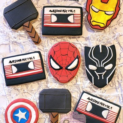 Guardians of the Galaxy Birthday Sugar Cookie 