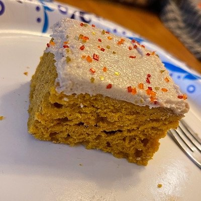 Pumpkin Bars topped with Brown Sugar Frosting (9x13 Pan)