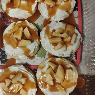 Caramel Apple Cream Cheese Cookies