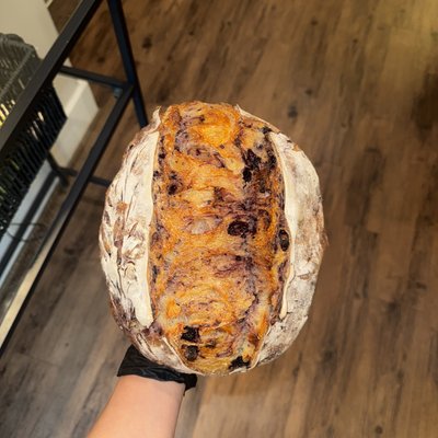 Blueberry Lemon Sourdough Loaf 