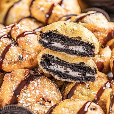 Chocolate Deep Fried Oreo