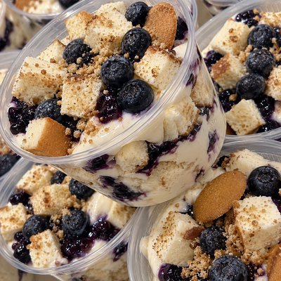 🫐 BLUEBERRY CHEESECAKE PUDDING