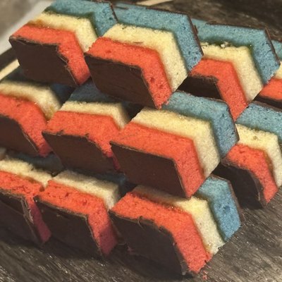 Rainbow Cookies (4th Of July) *large box*
