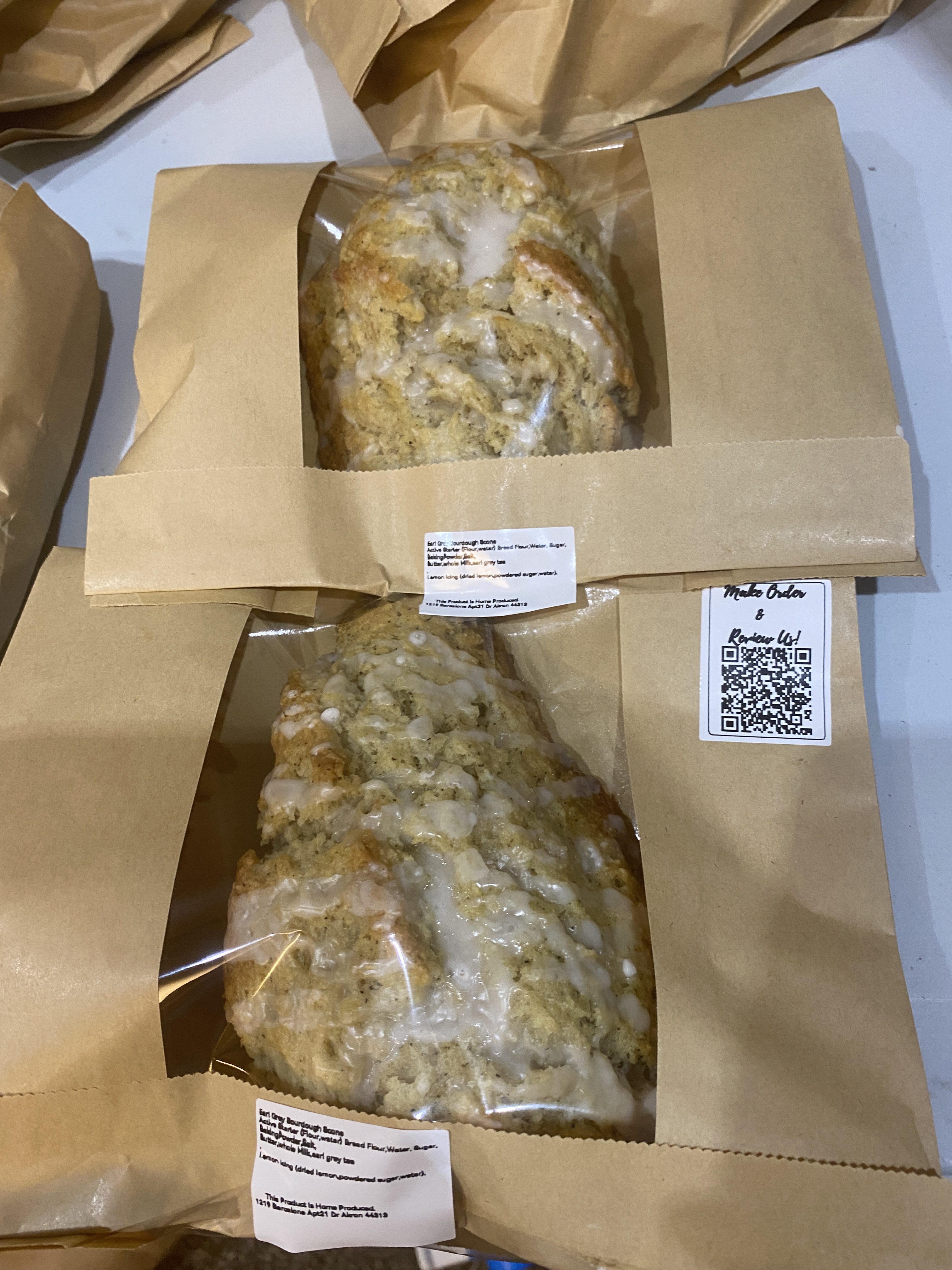 Sourdough London Fog Scone 