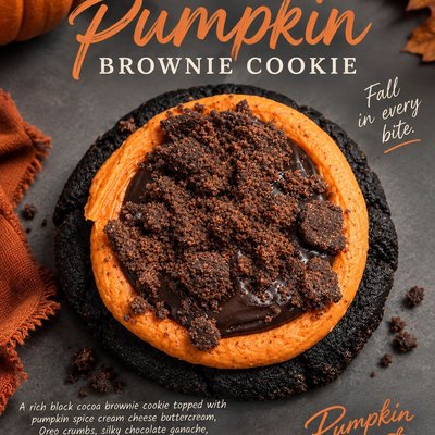 THE GREAT PUMPKIN BROWNIE COOKIE 