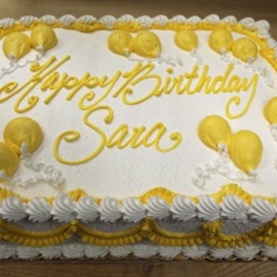 1/4 Sheet Cake Double Layer