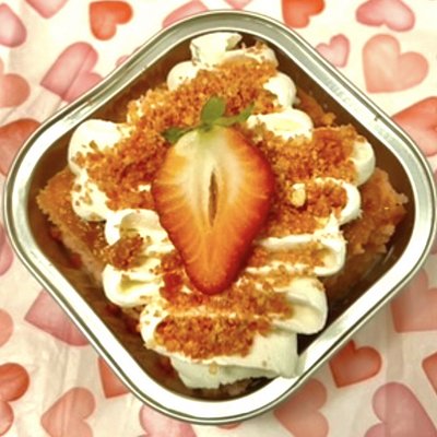 Strawberry Crunch Tres Leches 3.5 Inches 