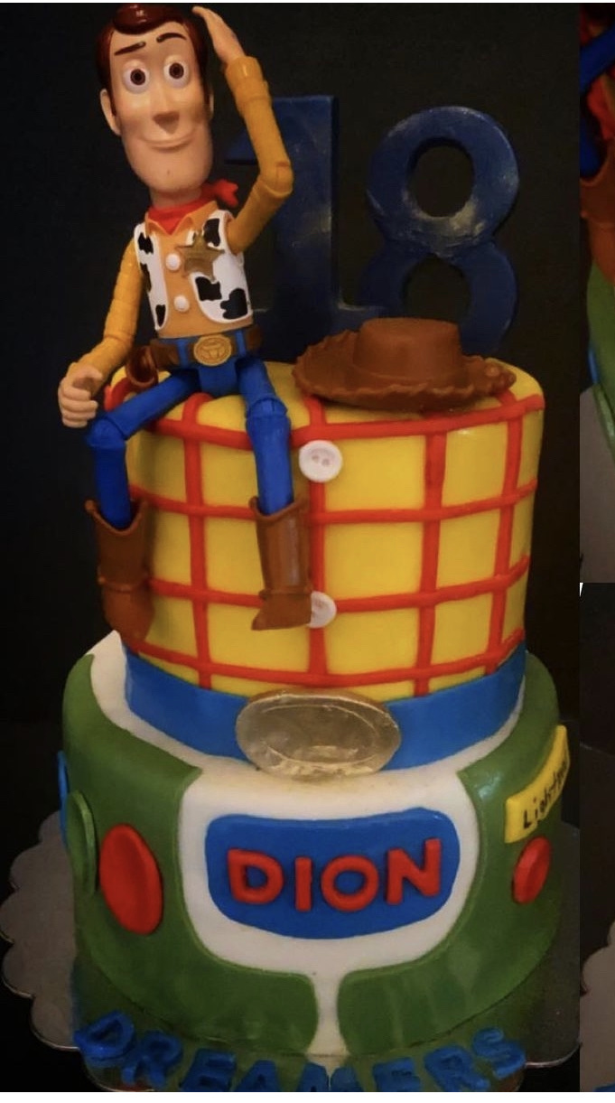 2 - Tier Fondant Cake