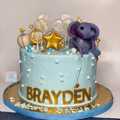 8” Round Cake (serves 20-25)