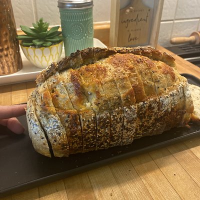 Everything but Bagel & White Cheddar Sourdough Loaf