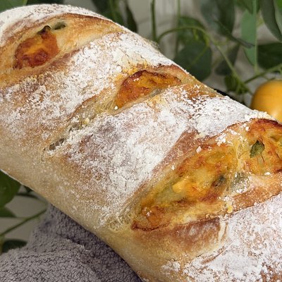 Jalapeño Cheddar Sourdough Sandwich Bread