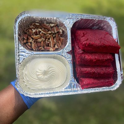Red Velvet Brownie Tray 
