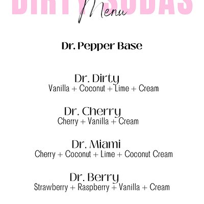 Dr Pepper Base