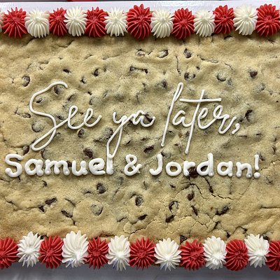 9x13 Rectangle Cookie Cake