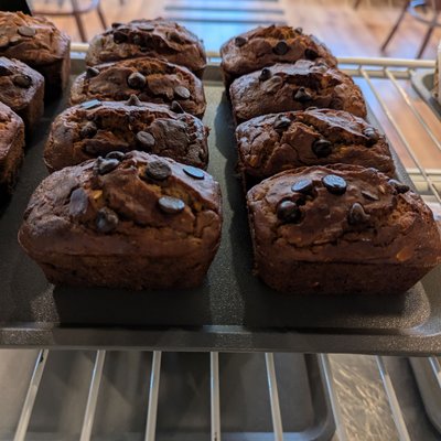 Mini Banana Bread  4 Pack (Gluten-friendly, Dairy-free)