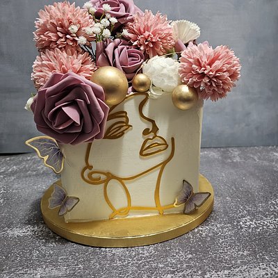 6" Square Cake