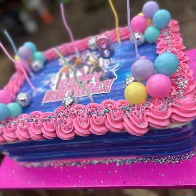 Double Layer Sheet Cake 