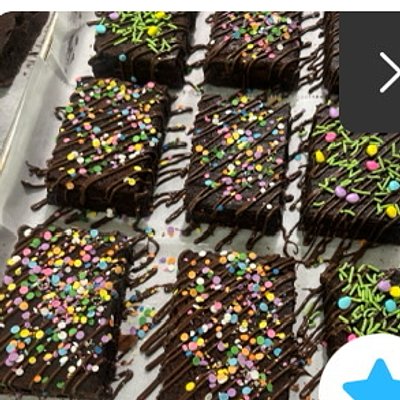 Double Layer Ganache Brownies (1/2 Lb