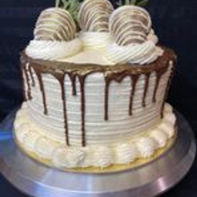 8" cake