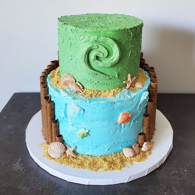 2 Tier - 5 Inch + 8 Inch (Approx. 30 Servings)