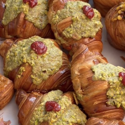 Pistachio Raspberry