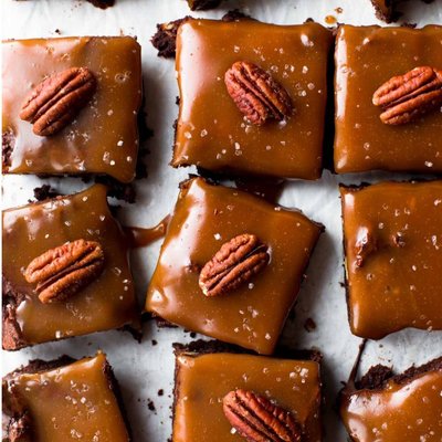 Sea Salt Caramel Brownies 