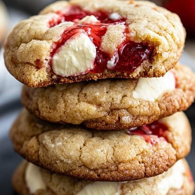 Strawberry Cheesecake Cookies