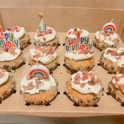 Birthday Pup Cakes Dozen
