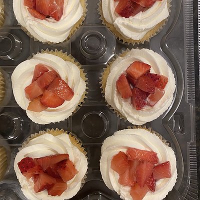 Strawberry Shortcake Cupcakes