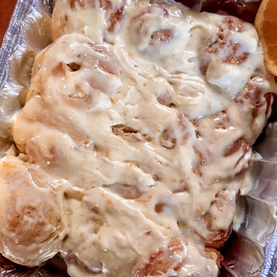 Orange Sourdough sweet Rolls 
