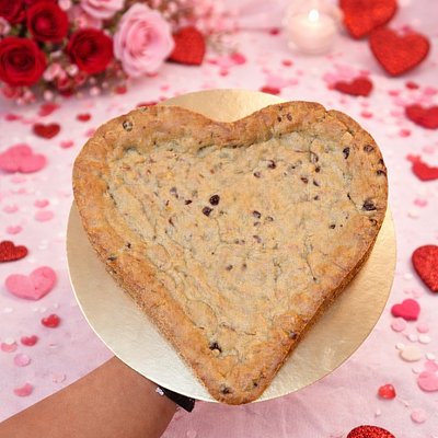 Heart-Shaped Cookie Cake 9”