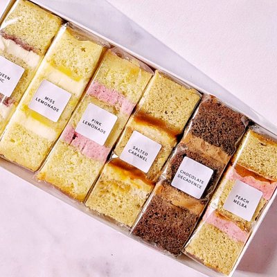 Wedding Cake Sample Tasting Boxes 4 Flavors 