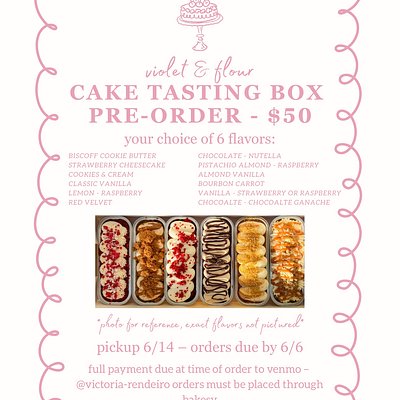 JUNE CAKE TASTING BOX
