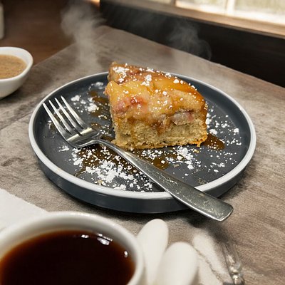 Tipsy Peach Cake