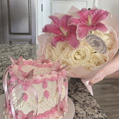 Bake & Blossom Rose Duo