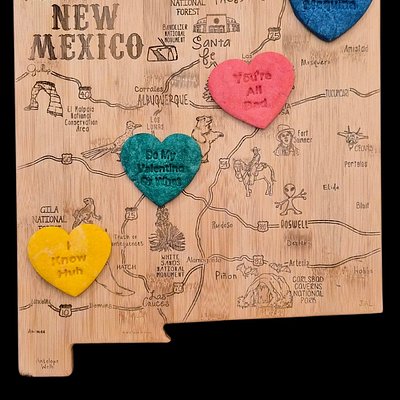 12 New Mexican Conversation Heart Sugar Cookies (1 Dozen)