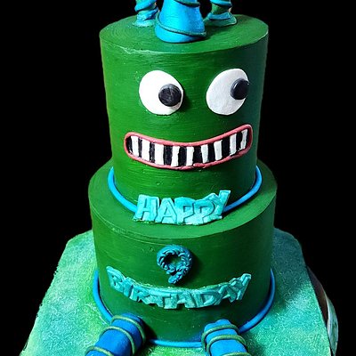 8" & 10" 2 Tier Cake Simple Decor 