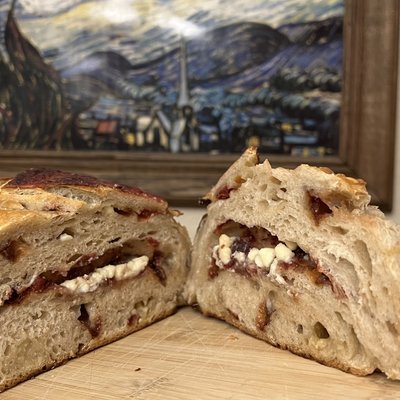 White Chocolate Strawberry Loaf