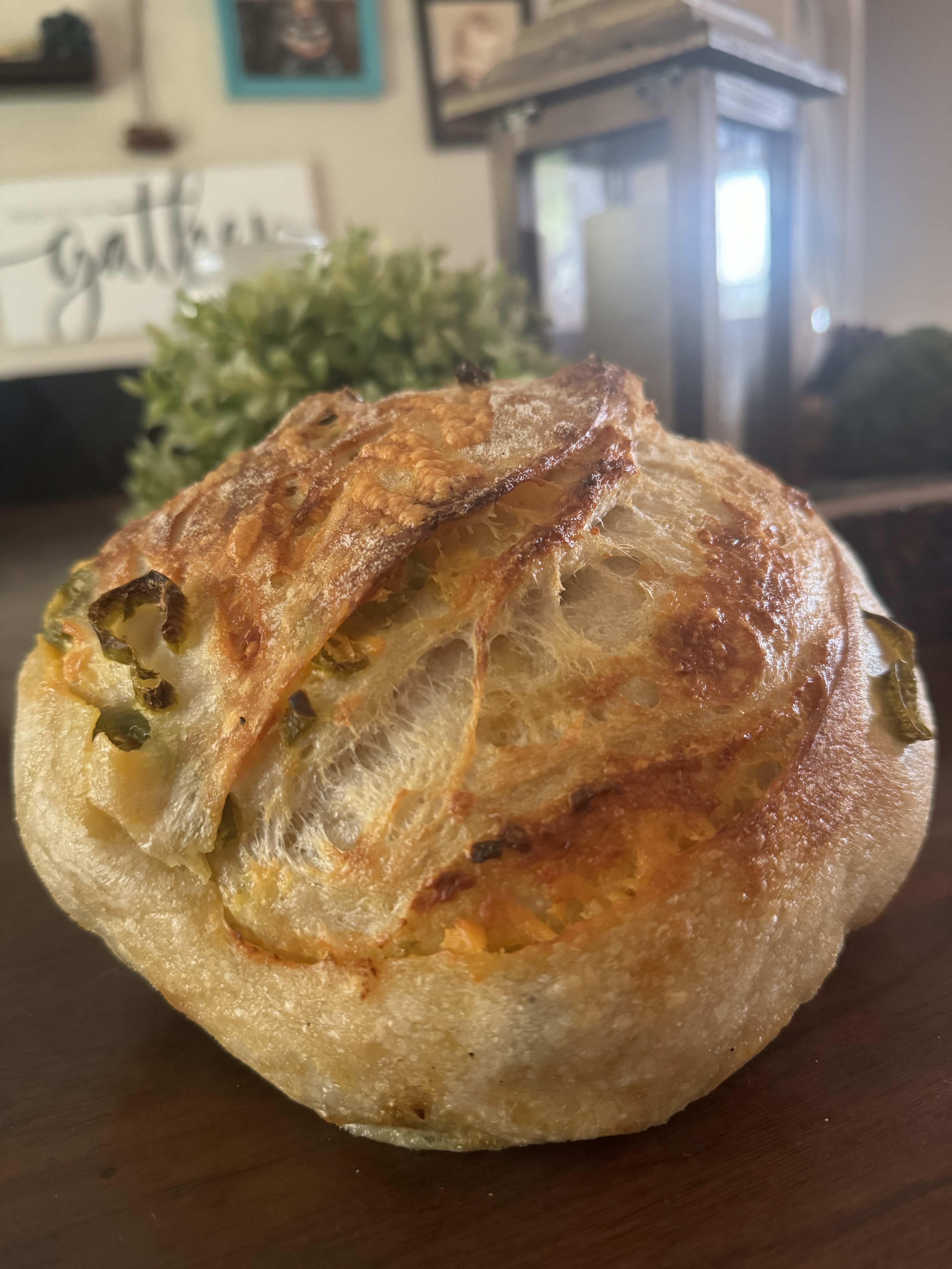 Jalapeño Cheddar Sourdough Loaf