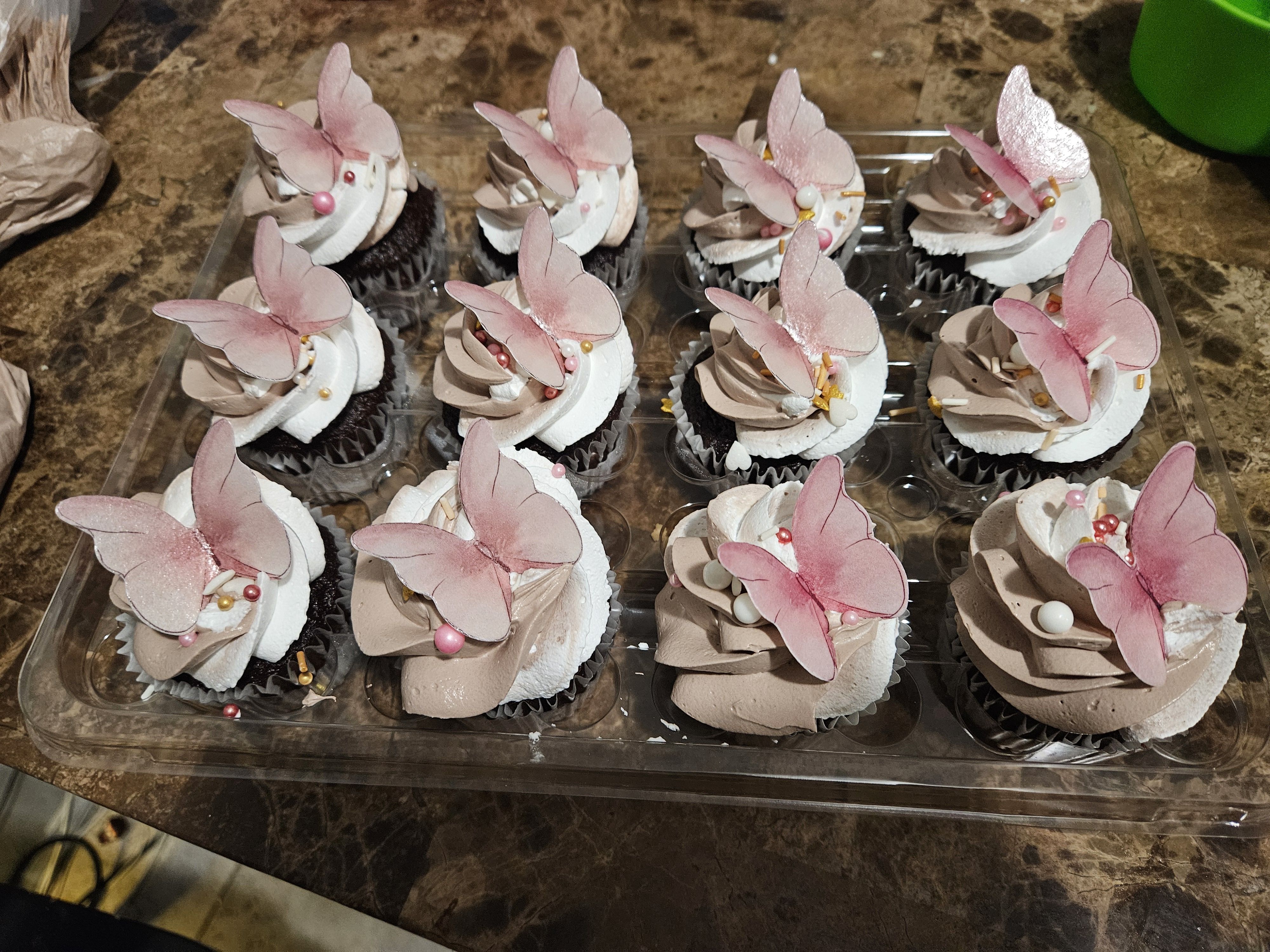 12 Count Filled Cupcake With Image