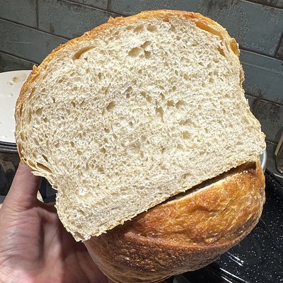 Soft Sourdough Sandwich Loaf “Sliced”