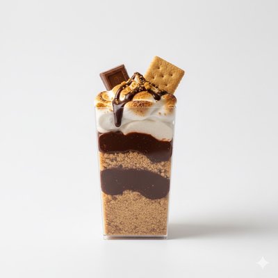 Toasted S'more Dessert Shooters 